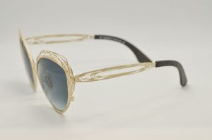 Occhiali da sole Liò Occhiali Fil di Ferro - IVM0969 - c02 - telaio bianco e lenti grigie