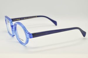 Occhiali da vista Locchiale Design K3330 - 1222 - telaio semitrasparente blue